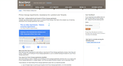 Desktop Screenshot of princegeorge.rentspot.com