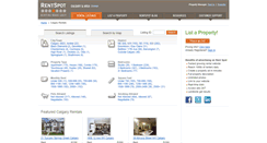 Desktop Screenshot of calgary.rentspot.com