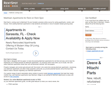 Tablet Screenshot of markham.rentspot.com